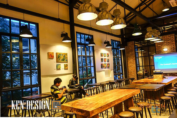 thiết kế quán cafe đẹp